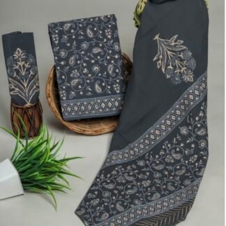 Cotton suit with cotton dupatta