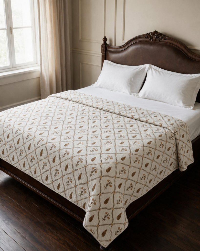 Machine print - Double Bed