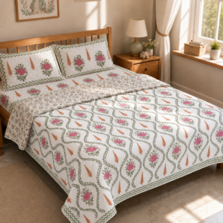 Cotton Handblock - Bedding Set